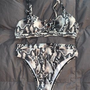 Snake skin bikini